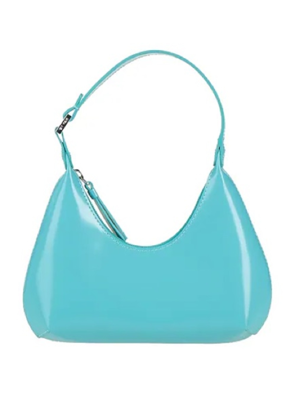 BY FAR Turquoise Leather Mini Bag